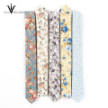 Neue Floral Skinny Floral bedruckte Baumwolle Krawatten